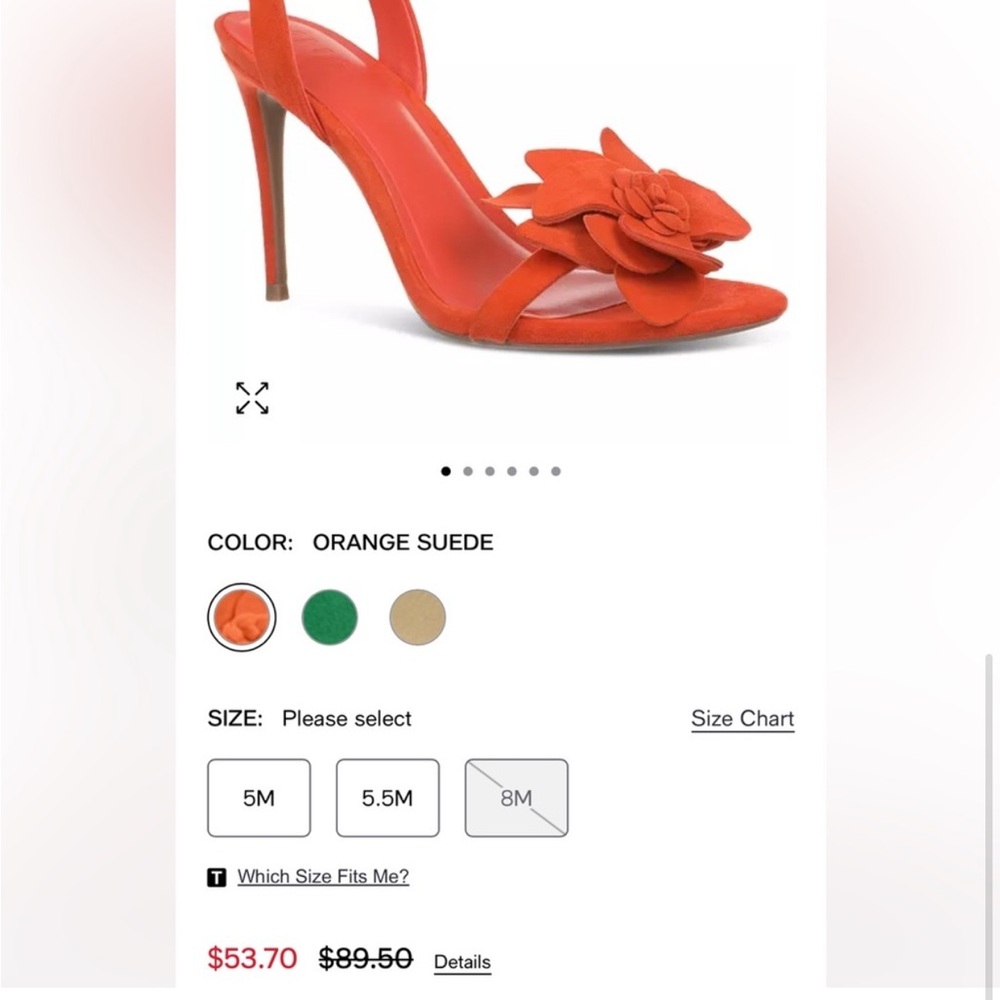 INC Flower Dress Heels